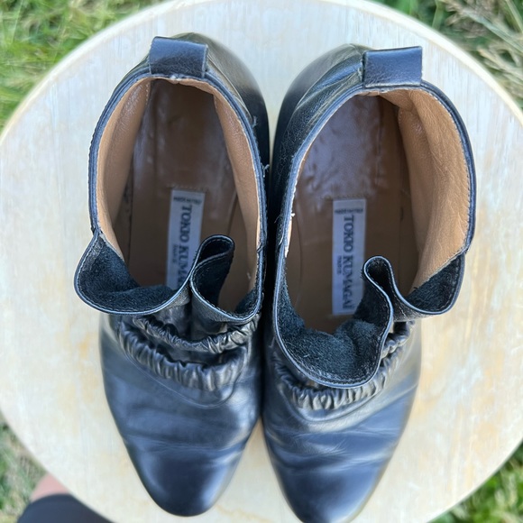 Rare! Tokio Kumagai black leather shoes - Picture 5 of 7